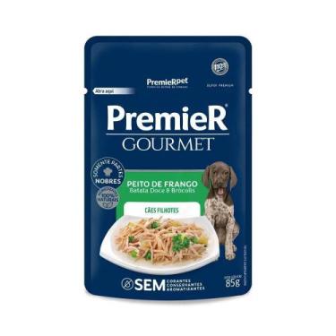 Imagem de Ração Úmida Premier Gourmet para Cães Filhotes Sabor Peito de Frango, 