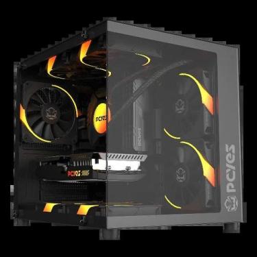 Imagem de Gabinete Gamer Pcyes Forcefield Mini Micro Atx Mini Tower