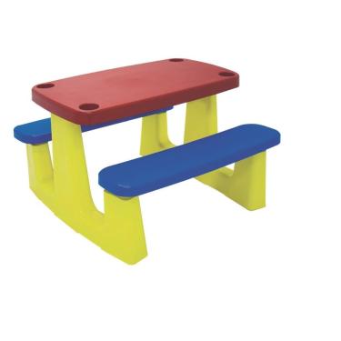 Imagem de Mesa Picnic Infantil Colorida Resistente 25kg Verde Tramontina 83CM 25KG