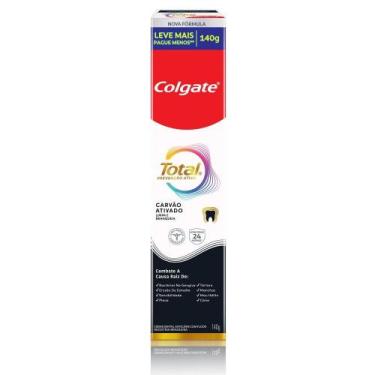 Imagem de Creme Dental Colgate Total Prevenção Ativa Carvão Ativado 140g