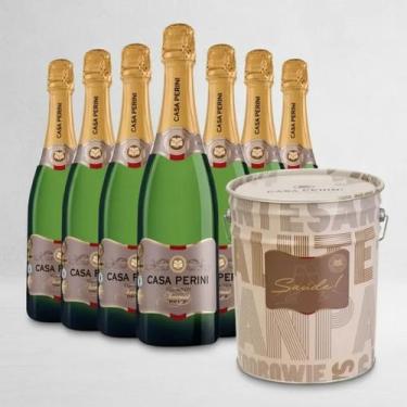 Imagem de Kit Espumante Casa Perini Brut 07 Garrafas + Balde