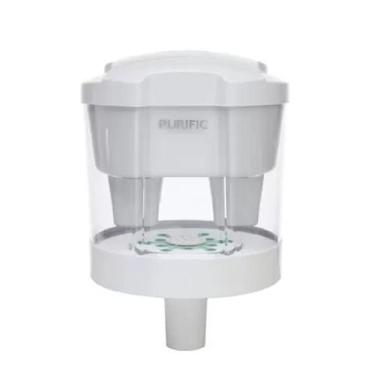 Imagem de Purificador de água purific com refis alcalinum na cor branca e crista