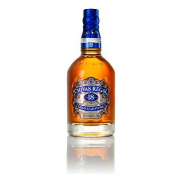 Imagem de Whisky Gold Signature Chivas Regal 18 Anos 750ml
