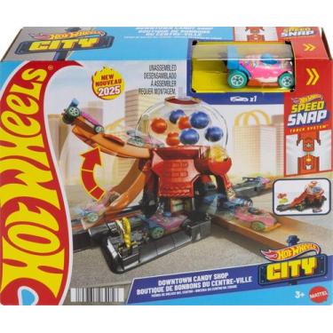 Imagem de Hot wheels city - pista loja de doces