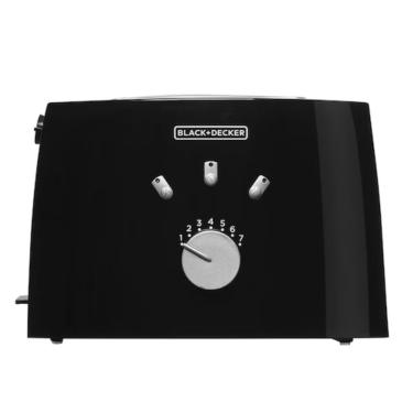Imagem de Tostador Elétrico TO810-220V com Tostagem Uniforme e Níveis Ajustáveis Preto Black + Decker 800W 220V