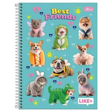 Imagem de Caderno Espiral Grande Universitário Like+ 1 Matéria 96 Folhas Capa Du