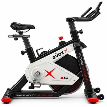 Imagem de Bicicleta Spinning Magnética Evox X5 Híbrida Aço Disco Hidráulico Evox Fitness