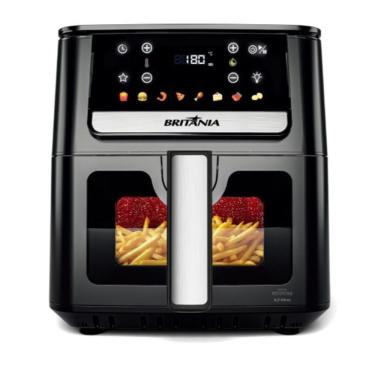 Imagem de Fritadeira com Óleo Redstone Britânia BAF65 6,5L 1700W Antiaderente Preto 220V
