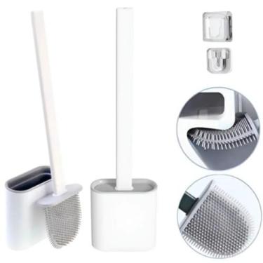 Imagem de Escova Sanitário De Silicone Vaso Banheiro Anti Odor - - Dolce Home, B