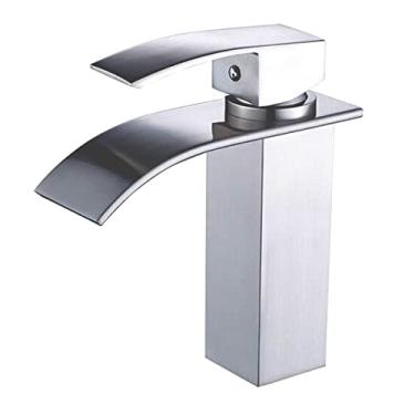 Imagem de Torneira Mono Comando Cascata Baixa Misturador Banheiro