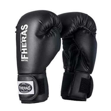 Imagem de Luva de Boxe Muay Thai Fheras (16oz, Preto)