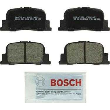 Imagem de BOSCH BC835 QuietCast Conjunto de pastilhas de freio a disco de cerâmica premium - Compatível com Select Lexus ES300; Scion tC; Toyota Camry; TRASEIRA