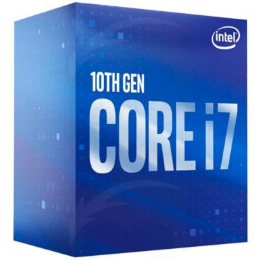 Imagem de Intel® Core i7 10700F - LGA 1200 - 2.9GHz (Turbo 4.8GHz) - Cache 16MB - 10ª Geração - BX8070110700F