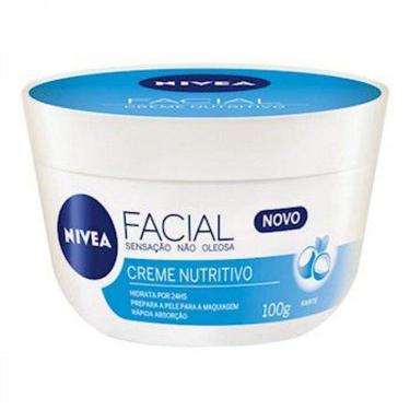 Imagem de Creme Facial Nivea Nutritivo - Sensação Não Oleosa 100g
