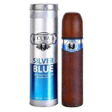 Imagem de Perfume Cuba Silver Blue Eau De Toilette Masculino - 100ml - Cuba Pari