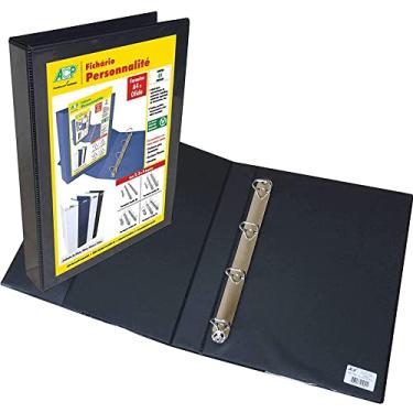 Imagem de Fichário de PVC, ACP, Personalite, A4, 45 mm, 4 Argolas, Preto