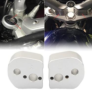 Imagem de FINMOKAL Para 2006-2021 Yamaha Fjr1300 Alumínio Prata 1" Kit De Elevador De Guidão