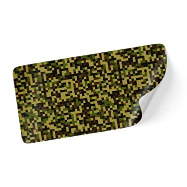 Imagem de Adesivo Camuflado Marrom e Verde Militar Pixels 2,00x0,50m