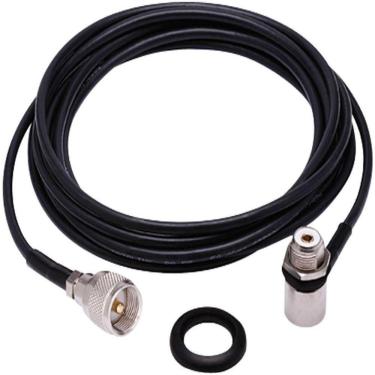 Imagem de Cabo Coaxial Rg-58 3,5 Metros M-801k Conector Uhf