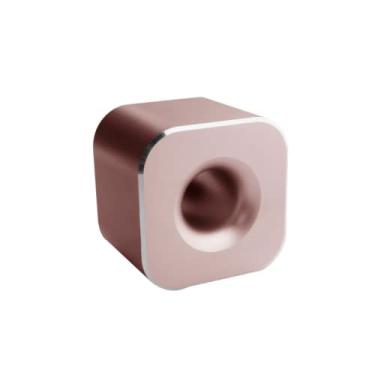 Imagem de Suporte de caneta de alumínio, mini suporte de caneta de ouro base de recipiente para caneta, escova de escova de dentes, organizador de armazenamento de mesa de cigarro eletrônico - perfeito para estudantes e escritório (Rosa ouro)