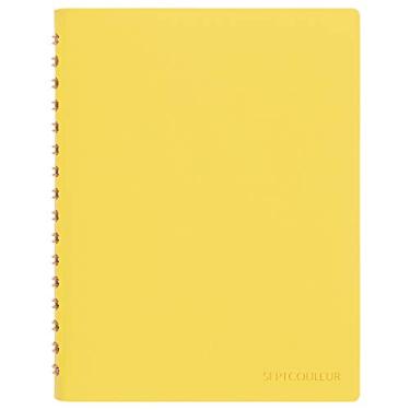 Imagem de Maruman Caderno de anotações Septcouleur Lab, 15,98 x 4,57 polegadas (A6), grade quadrada de 3 mm, 100 folhas, amarelo ensolarado (N769-04)