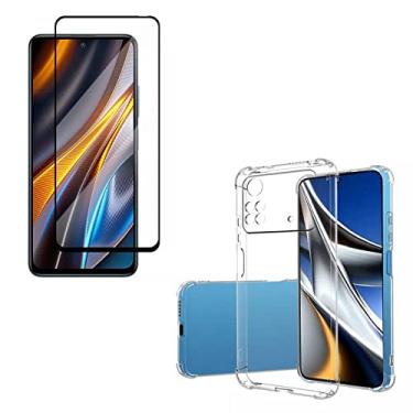 Imagem de Kit Capa Anti Impacto e Película De Vidro 3D 9D Para Xiaomi Poco X4 Pro 5G (Poco X4 Pro 5G)