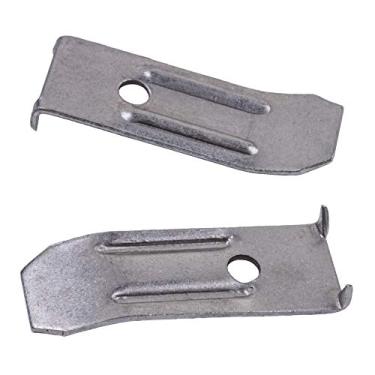 Imagem de Nível de mesa de aço com parafusos (pacote com 12) | ferragens de folha de mesa, fixadores para mesas, armário e mesas de jantar | TL-2D