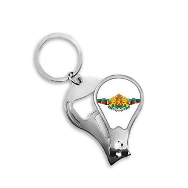 Imagem de Chaveiro abridor de unhas com emblema nacional da Bulgária