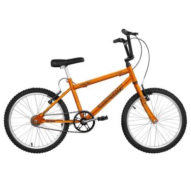 Imagem de Bicicleta de Passeio Ultra Bikes Esporte Chrome Line Aro 20 Reforçada Freio V-Brake Infantil Juvenil Laranja Orange