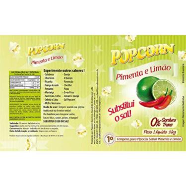 Imagem de Tempero Para Pipoca Popcorn Pimenta e Limão 1Kg