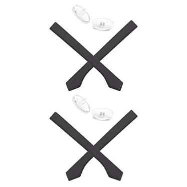 Imagem de Mryok — Protetor nasal de substituição para óculos de sol Oakley BoomStand – Opções, Black & Black, One Size