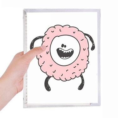 Imagem de Caderno de folhas soltas com estampa de alienígena rosa Cyclops do Universo