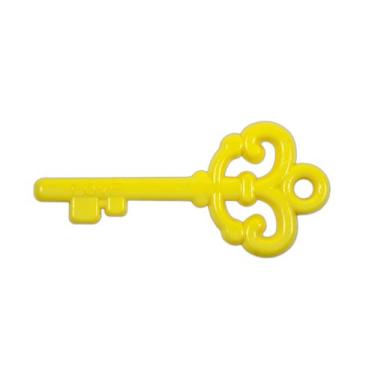 Imagem de Pingente de acrílico colorido Paracord Planet disponível em cores mistas para artesanato, fabricação de joias e decoração (amarelo, pacote com 20)