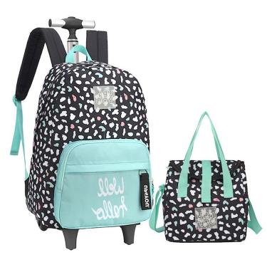 Imagem de Kit Mochila de Rodinha Luxcel Up4You 51601-Feminino