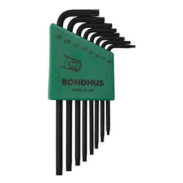 Imagem de Bondhus 32431 Conjunto de 7 chaves Torx L-Invioláveis - TR7-TR25 (1 conjunto por pacote)