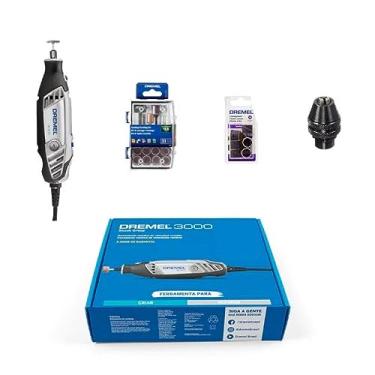 Kit micro retífica com 10 acessórios - 3000 110V - Dremel