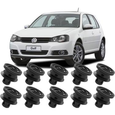 Imagem de Kit 10 Grampos Presilhas Para Forro Da Porta Golf 2007 2008 2009 2010 2011 2012 2013