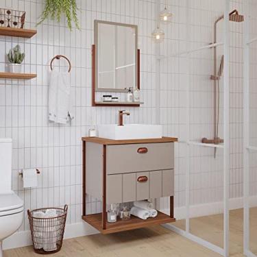 Imagem de Conjunto de Gabinete com Espelheira 60cm Olivia