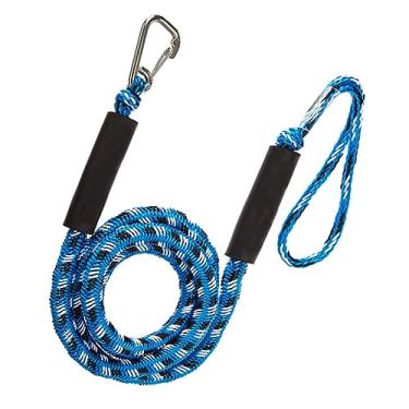 Imagem de kowaku Linha de doca elástica de barco laços de barco duráveis com laço prático de 1,8 m corda de amarração corda de ancoragem linha de doca para amarrar barco, conexões de cordas de amarrar, A