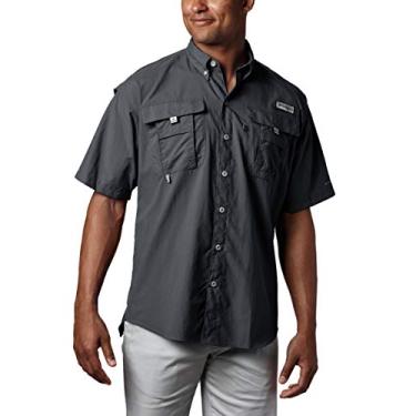 Imagem de Columbia Men's Bahama II Short Sleeve Shirt, Black, 1X