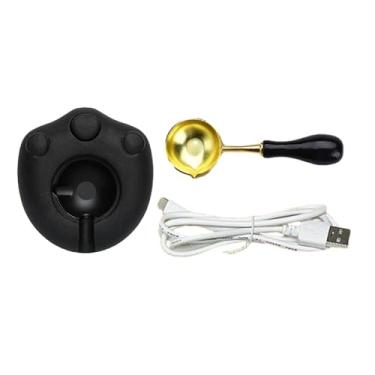 Imagem de Almencla Aquecedor Elétrico de Selo de Cera para Suprimentos Artesanais, Carimbo de Vedação de Scrapbooking