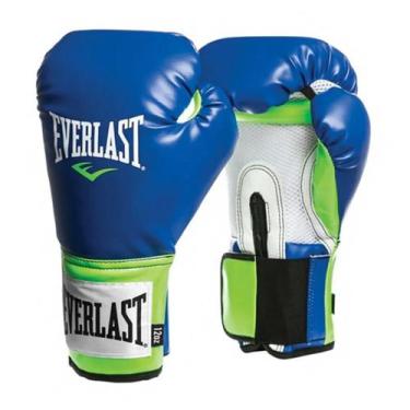 Imagem de Luva Box Treino Pro Style Training Gloves Ul/Verde 14Oz - Everlast
