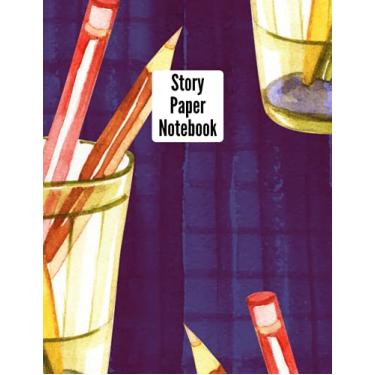 Imagem de Story Paper Notebook: Teacher Themed, Primary Writing Paper with Picture Box Book