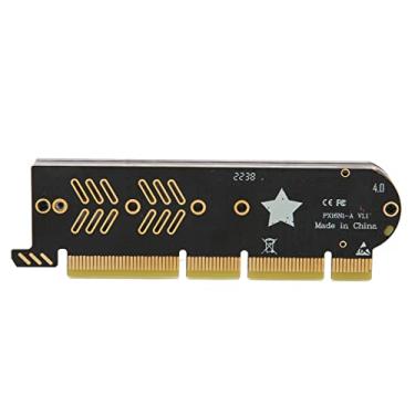 Imagem de Adaptador NVMe SSD para PCIe, PCIe 4.0 X16, Liga de Alumínio, Fácil Montagem, Economia de Espaço, Projetado para SSD 2230 2242 2260 2280 Com Protocolo M.2 NVMe, Rápida Dissipação