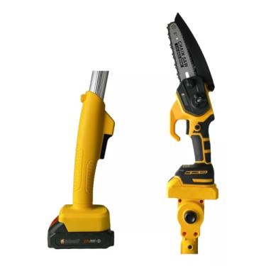 Imagem de Mini Motosserra Extensível, Motosserra com Altura Regulável, Motosserra Podadora, Longo Alcance, Motosserra a Bateria, Motosserra Sem Fio