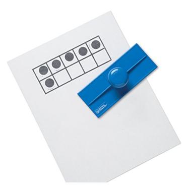 Imagem de Learning Resources Carimbo com dez molduras, carimbo de matemática em sala de aula, 2 peças, 5,6 cm A x 15,2 cm L