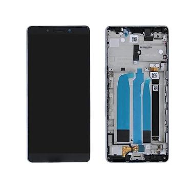 Imagem de SHOWGOOD para Sony Xperia L3 Tela LCD sensível ao toque com moldura digitalizadora de substituição para Xperia L3 L3312 I4312 I4332 I3322 LCD (com moldura dourada)