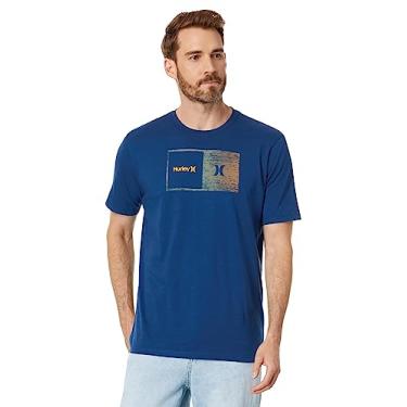 Imagem de Hurley MTS0035750H4038L Camiseta de manga curta gradiente meio gradiente azul vazio LG azul vazio G