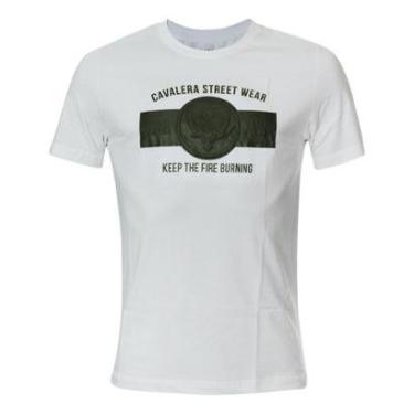 Imagem de Camiseta Cavalera Comfort Stay True Branca Masculina-Masculino