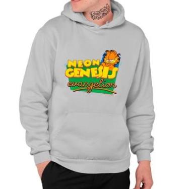 Imagem de Moletom Unissex Estampado Garfield Neon Gênesis Evangelion-Unissex